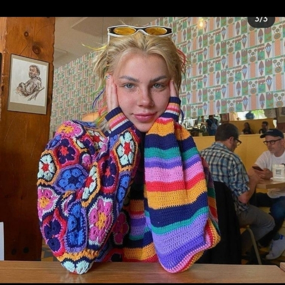 FARM Rio Crochet Sweater - Picture 5 of 8